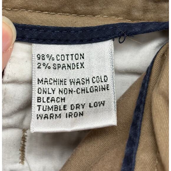 Vintage Talbots Khaki Shorts, Stretch Cotton, Chinos, Women's Size 16 - Picture 6 of 6